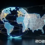 2026's Emerging Global News Shaping US Futures: A Predictive Outlook Digital globe showing global news and its impact on US futures in 2026