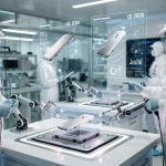 Futuristic lab testing next-gen gadget for US market 2026