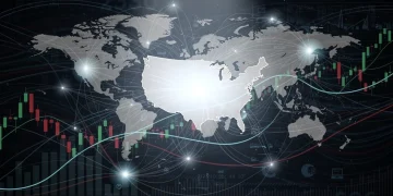 Global debt crisis impact on U.S. interest rates visualization