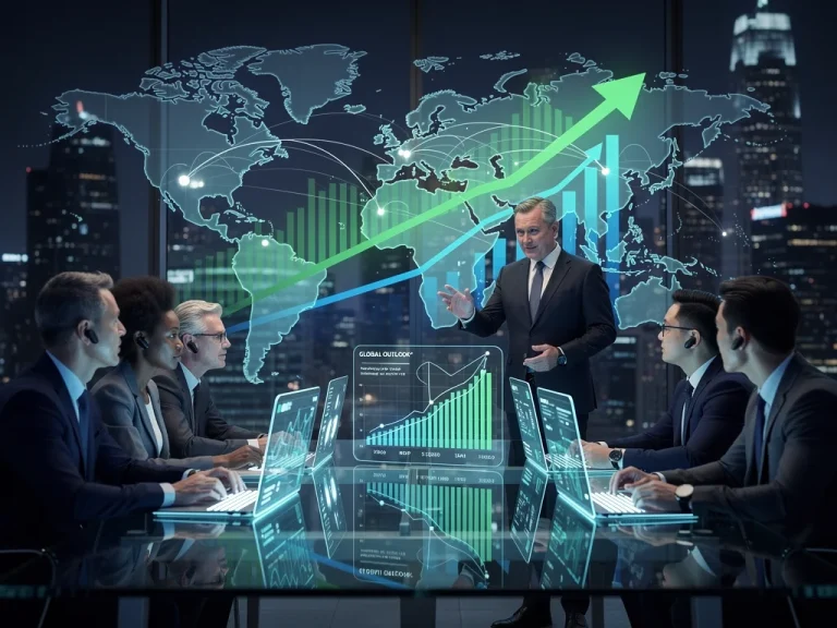Global economic forecast 2026 data analysis for U.S. corporate strategy