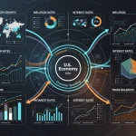 Global Economic Indicators 2026: US Consumer Spending Forecast Infographic showing global economic indicators influencing US consumer spending in 2026.