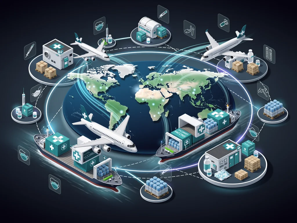 Global medical supply chain for pandemic response.