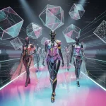 Metaverse Merchandising: US Brands & Virtual Apparel by 2027 Futuristic virtual apparel fashion show in the metaverse