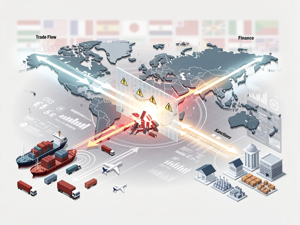 Economic sanctions impact on global trade and financial flows