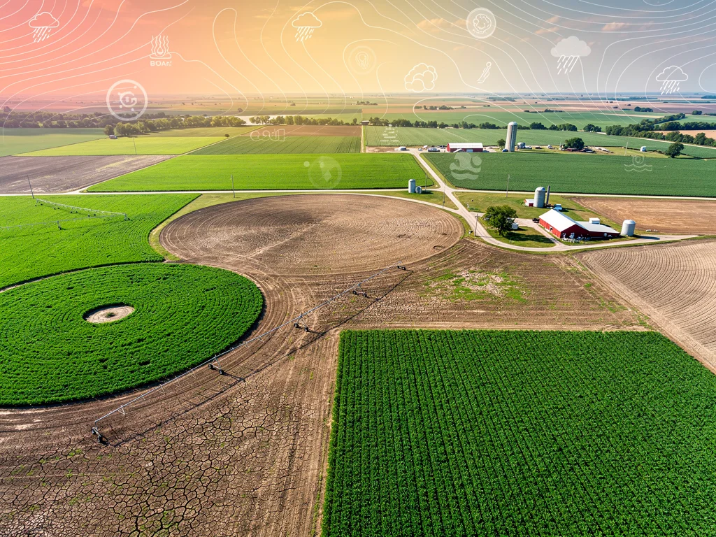 Food Security in 2026: Climate Change’s 20% Impact on US Agriculture